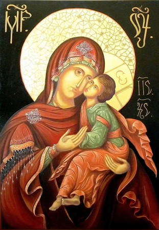 Maica Domnului cu pruncul (80/100cm)