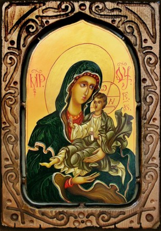 Maica Domnului cu Pruncul (27/35cm)